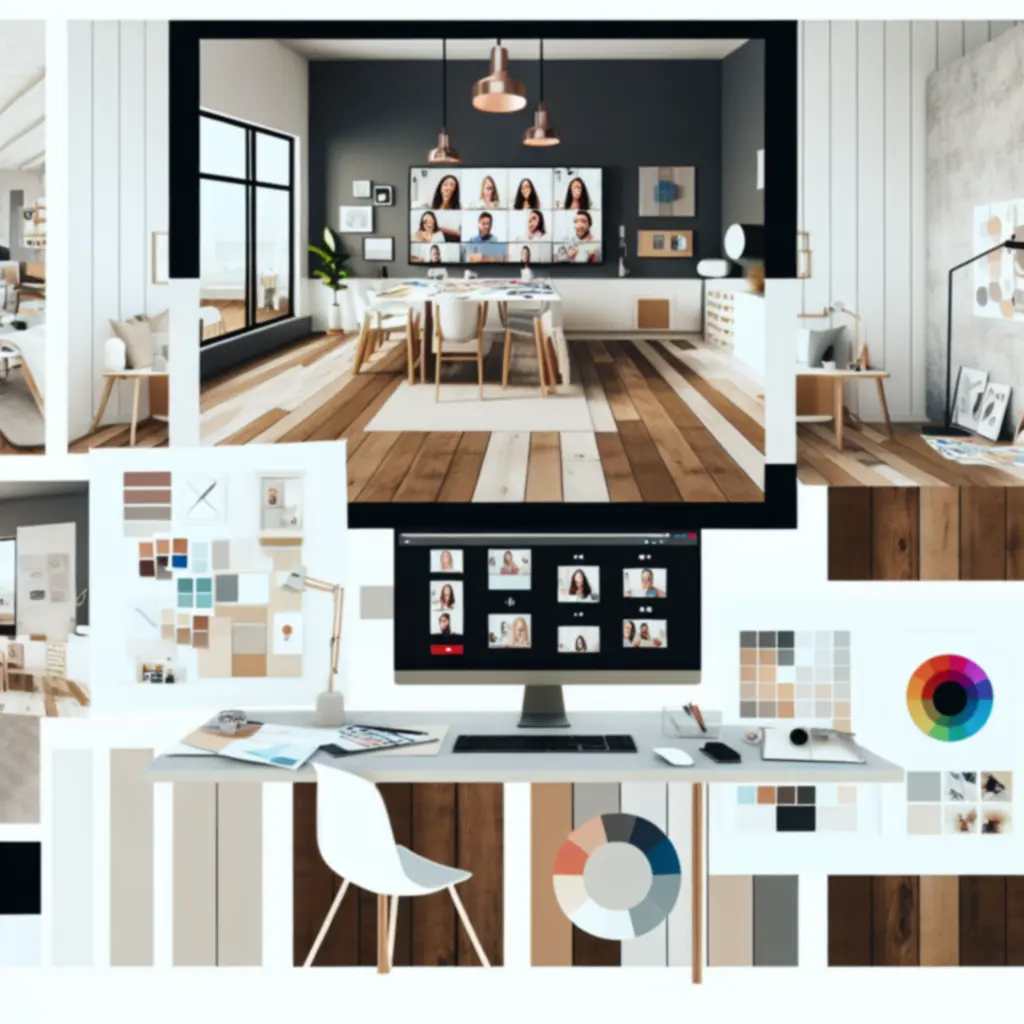 Zajęcia warsztatowe online z projektowania kompozycji ściennych